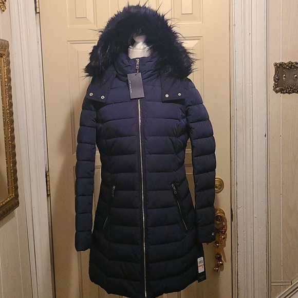 tommy hilfiger women's hooded coat
